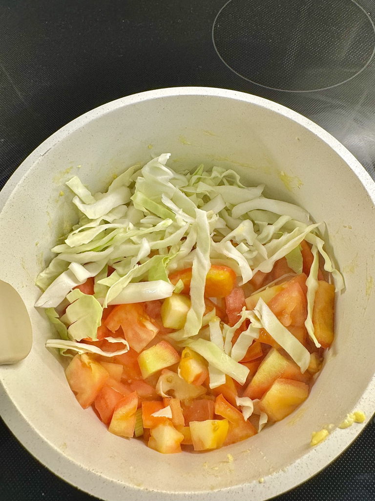 15 分鐘食譜——番茄蛋麵 — 步驟 5