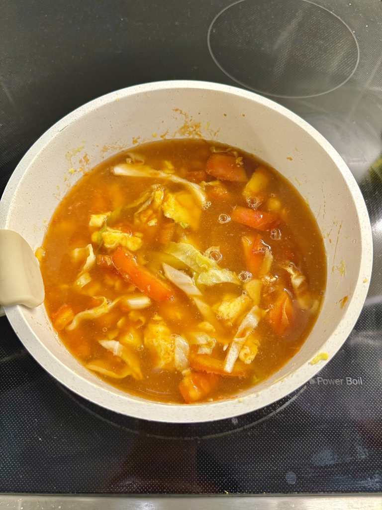 15 分鐘食譜——番茄蛋麵 — 步驟 8