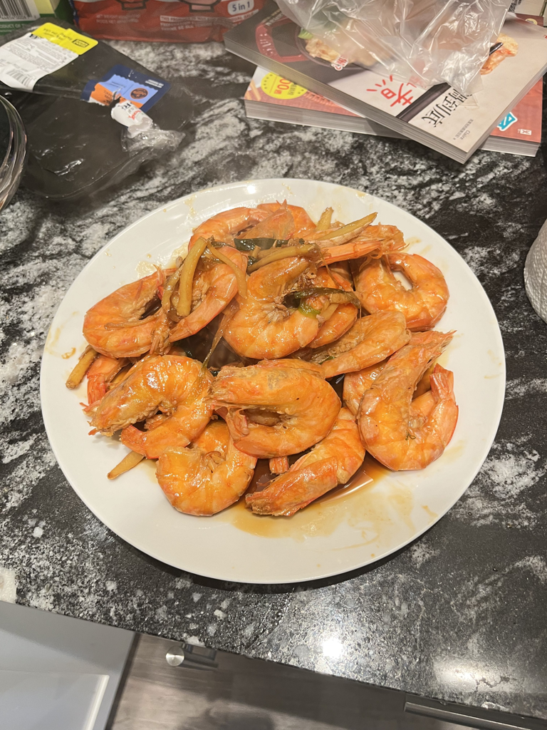 油燜大蝦 (Braised Shrimps in Oil) — 步驟 10