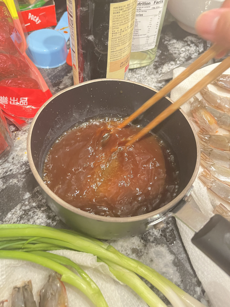 油燜大蝦 (Braised Shrimps in Oil) — 步驟 4