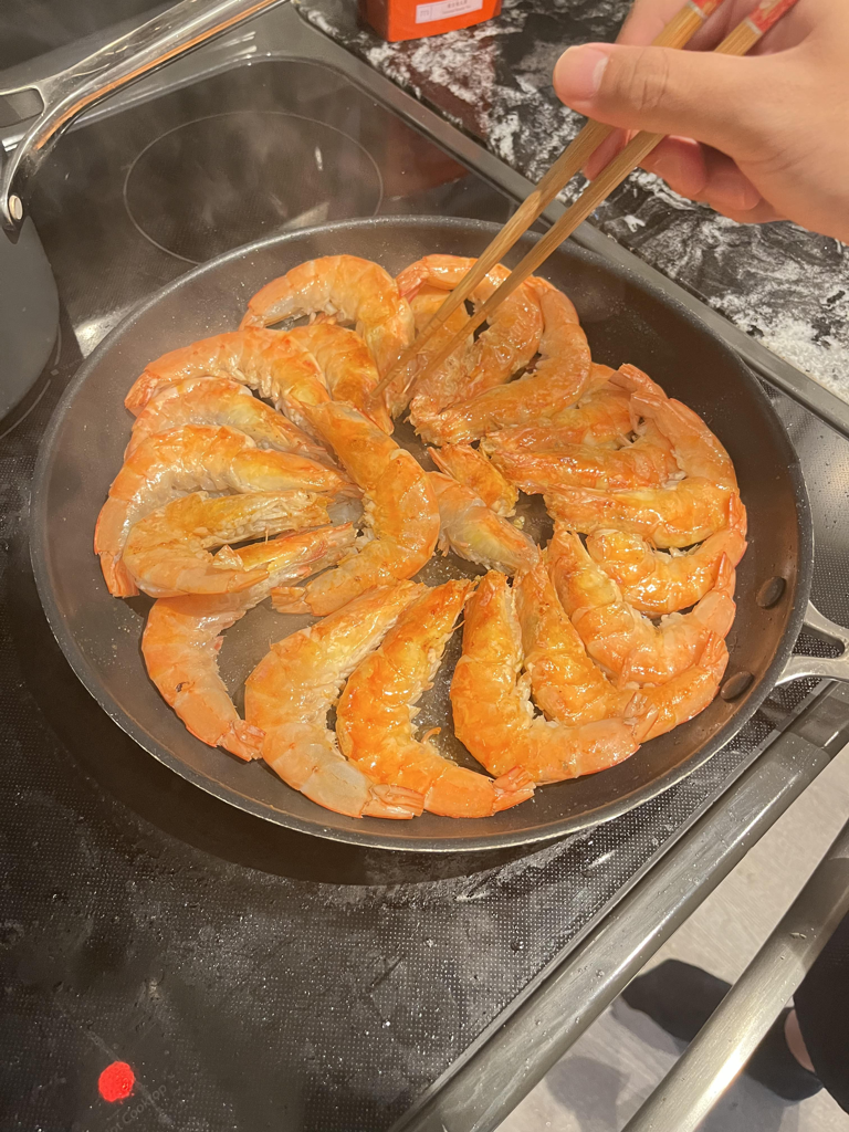 油燜大蝦 (Braised Shrimps in Oil) — 步驟 7