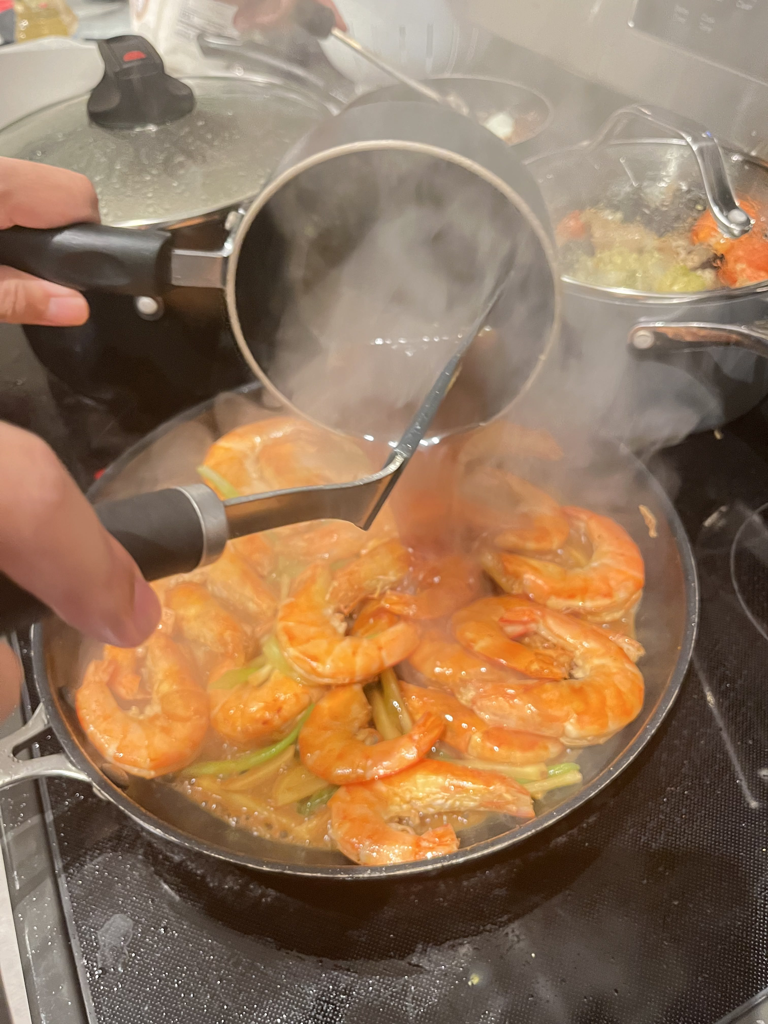 油燜大蝦 (Braised Shrimps in Oil) — 步驟 9