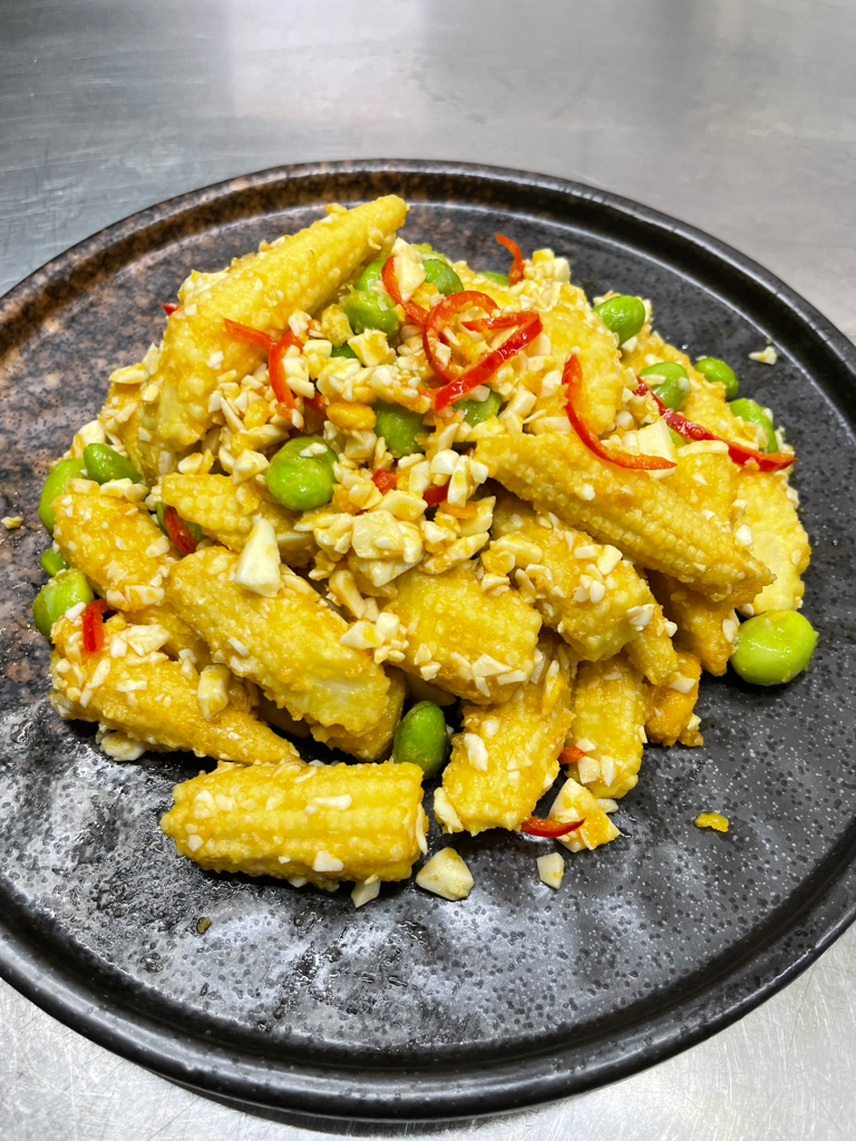 金沙玉米筍|台式熱炒