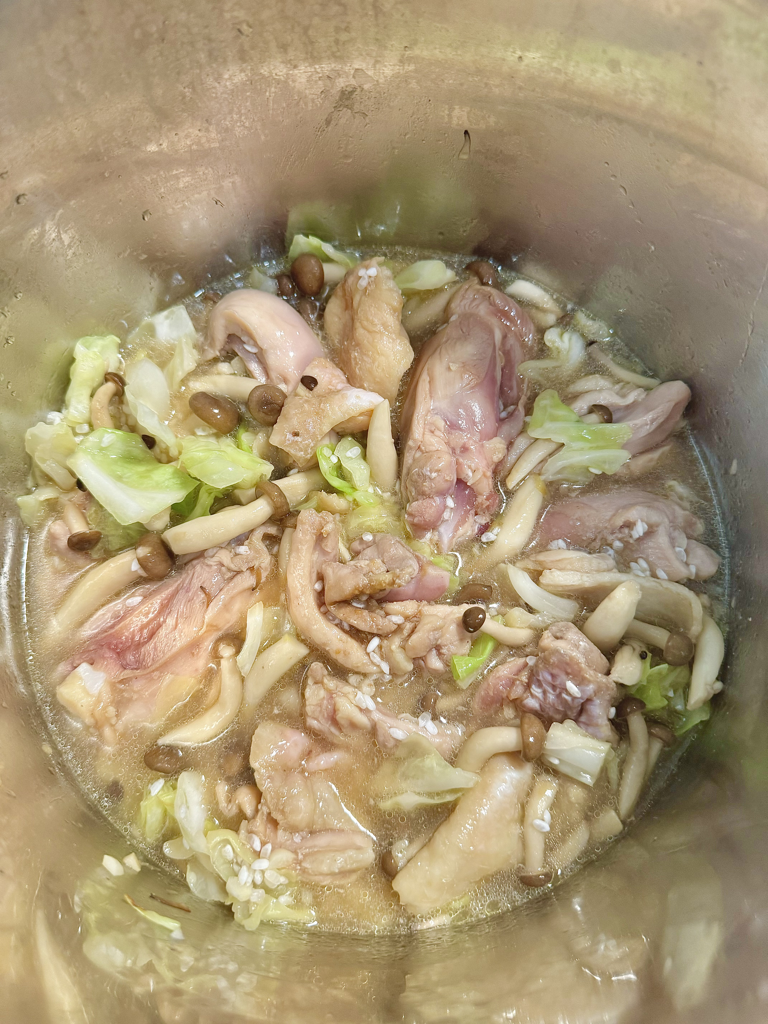 電鍋料理:栗子菇菇雞肉炊飯 — 步驟 8