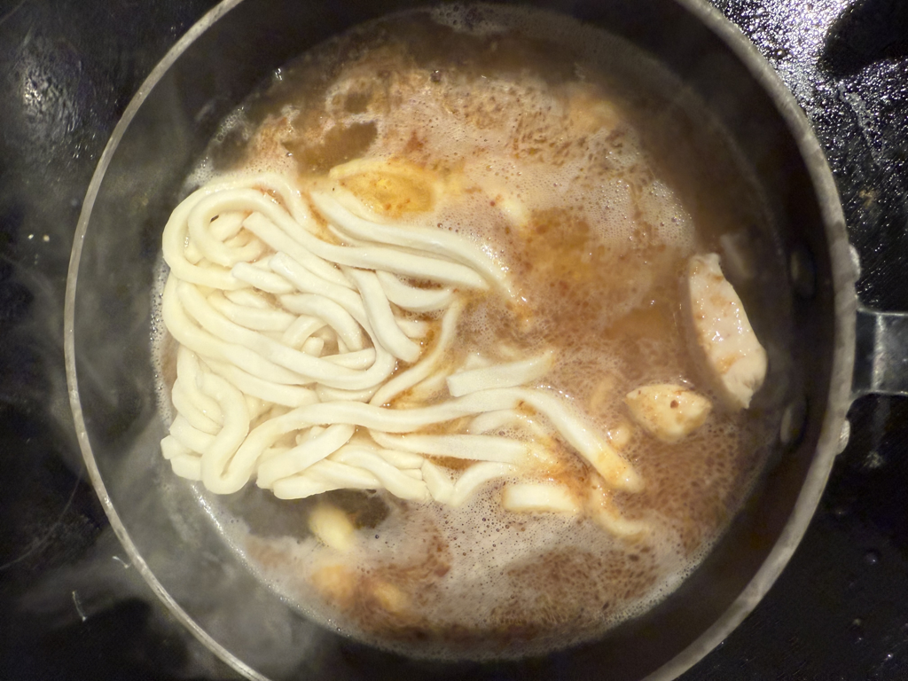 沙茶雞肉烏龍麵 — 步驟 7