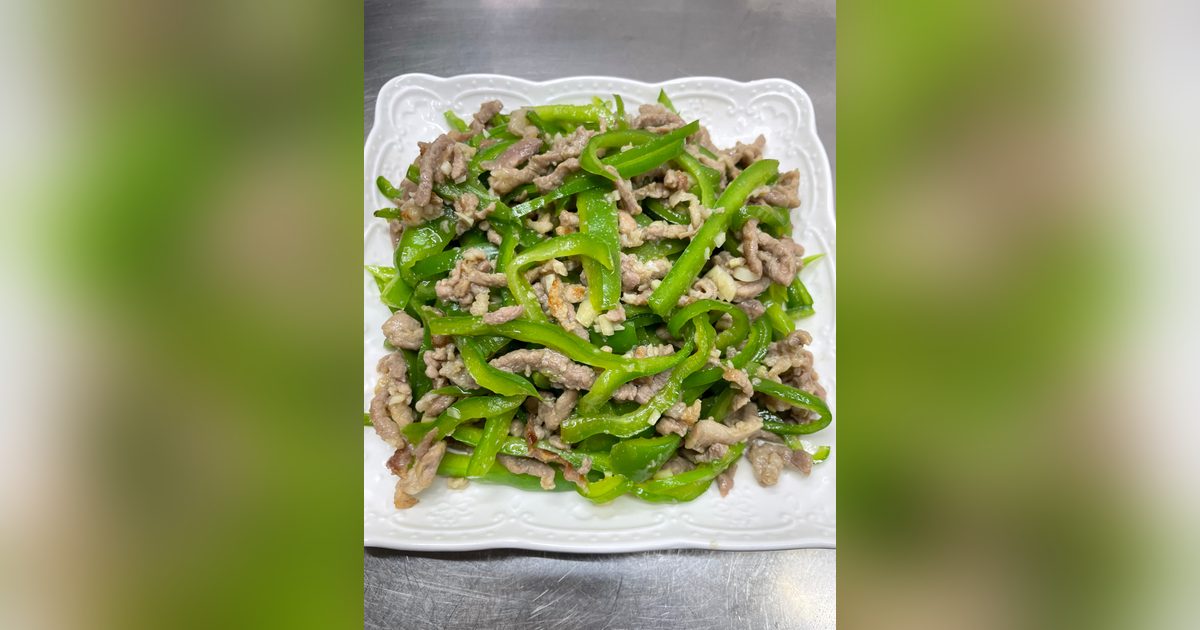 青椒炒肉絲