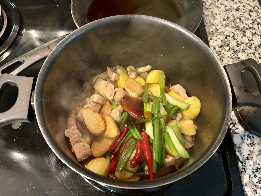 馬鈴薯紅燒五花肉 — 步驟 8