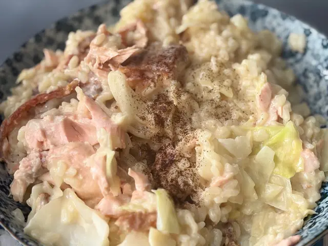 奶油鮭魚燉飯
