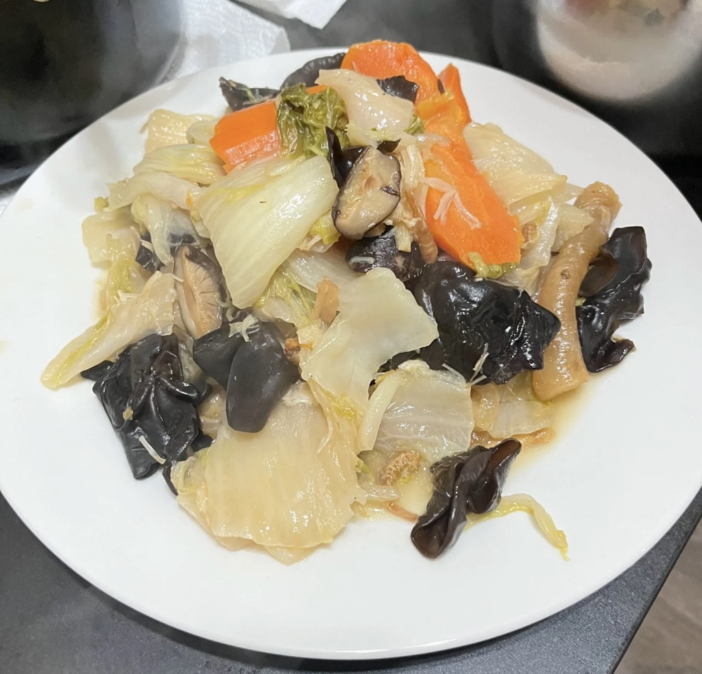 白菜滷(Braised Napa Cabbage) — 步驟 7