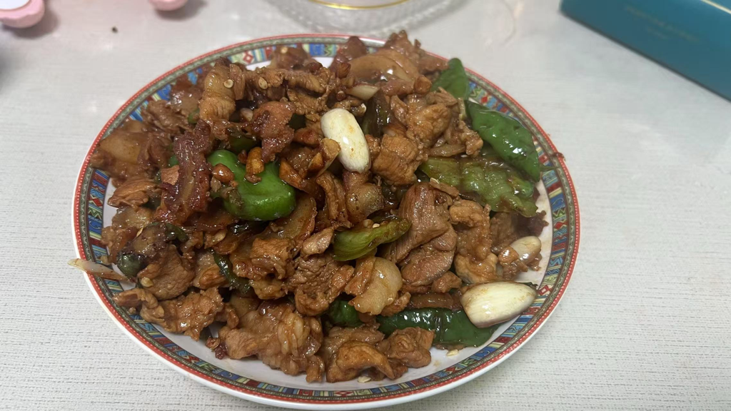青椒炒肉片