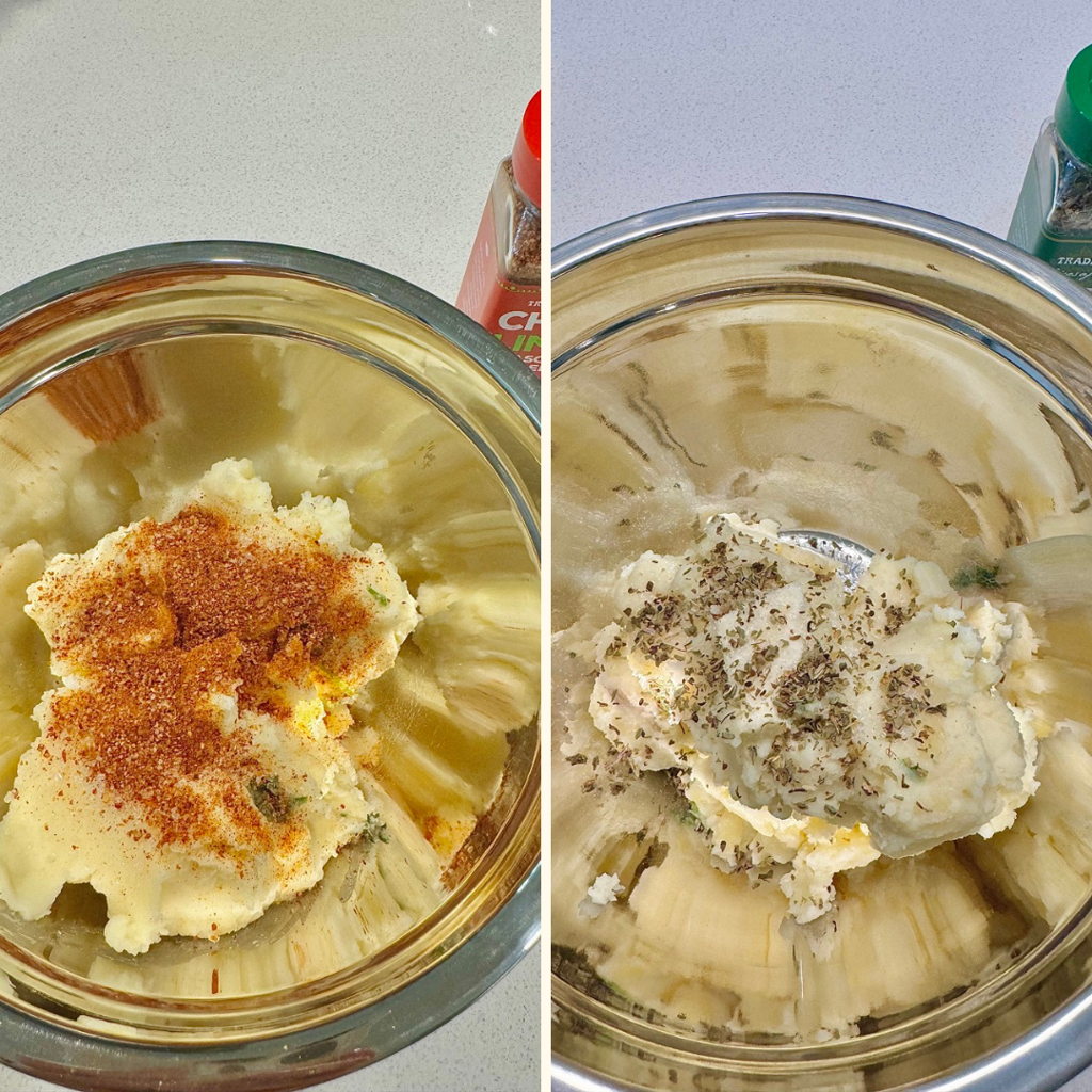感恩節剩食大改造——起司馬鈴薯餅 — 步驟 2
